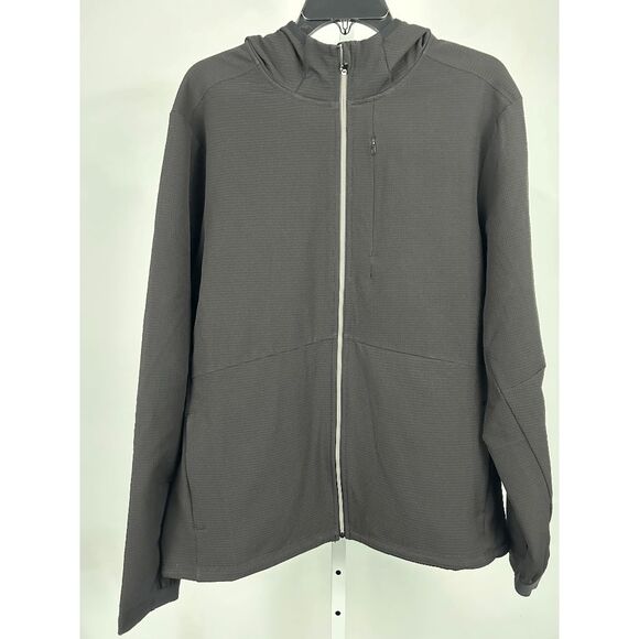 VRST Men’s Cold Weather Performance Hooded Jacket Wind & Water Resistant Black M - Picture 3 of 8